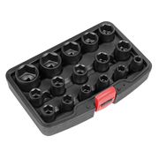 Sealey Premier Impact Socket Set 1/2" Sq Drive 16 Piece AK5624M