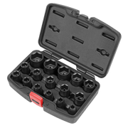Sealey Premier Impact Socket Set 1/2" Sq Drive 16 Piece AK5624M