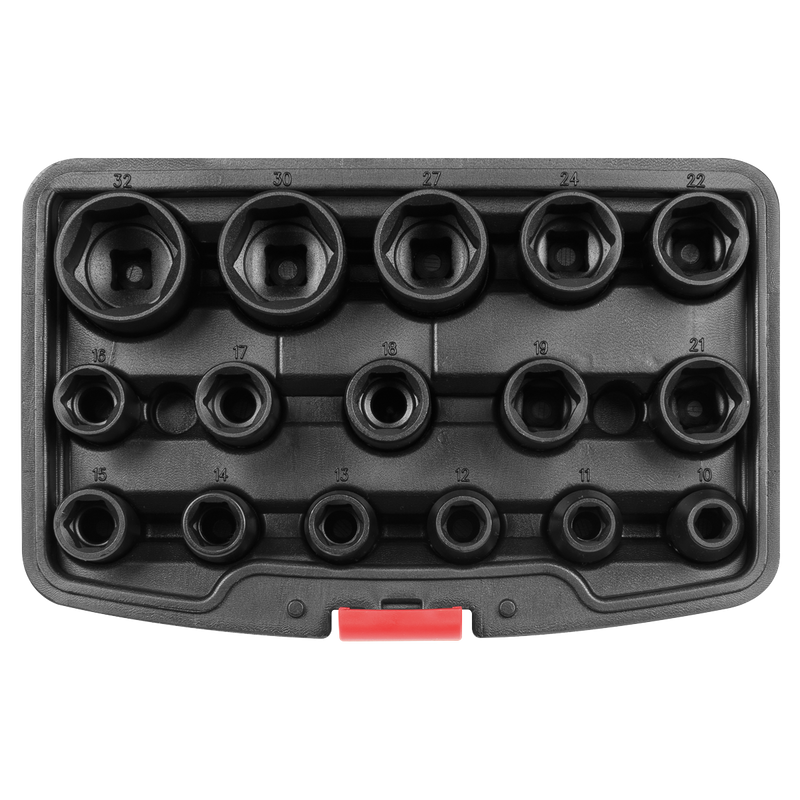 Sealey Premier Impact Socket Set 1/2" Sq Drive 16 Piece AK5624M