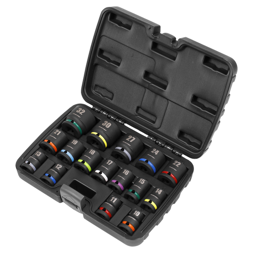 Sealey Premier Impact Socket Set 1/2" Drive 16 Piece AK5625M