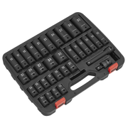 Sealey Premier Impact Socket Set 1/2"Sq Drive 34 Piece