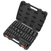 Sealey Premier Impact Socket Set 1/2"Sq Drive 34 Piece