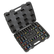 Sealey Premier Lock-On™ Impact Socket Set 34 Piece 1/2" Drive