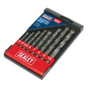 Sealey Tungsten Carbide Tipped Drill Bit Set 8 Piece Ø3-10mm