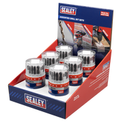 Sealey Combination Drill Bit Set 18-Piece HSS/Masonry/Wood