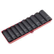Sealey Premier Deep Impact Socket Set 1/2"Sq Drive 10 Piece