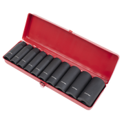 Sealey Premier Deep Impact Socket Set 1/2"Sq Drive 10 Piece