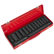 Sealey Premier Impact Socket Set 1/2" Drive 15 Piece