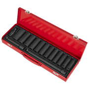 Sealey Premier Impact Socket Set 1/2" Drive 15 Piece