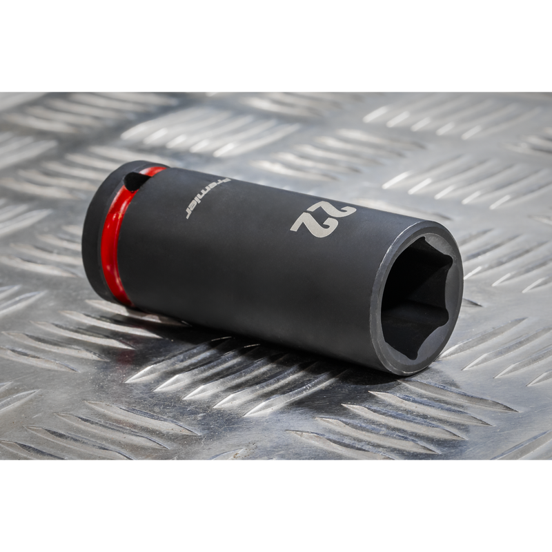 Sealey Premier Deep Impact Socket Set 1/2"Sq Drive 16 Piece