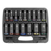 Sealey Premier Deep Impact Socket Set 1/2"Sq Drive 16 Piece