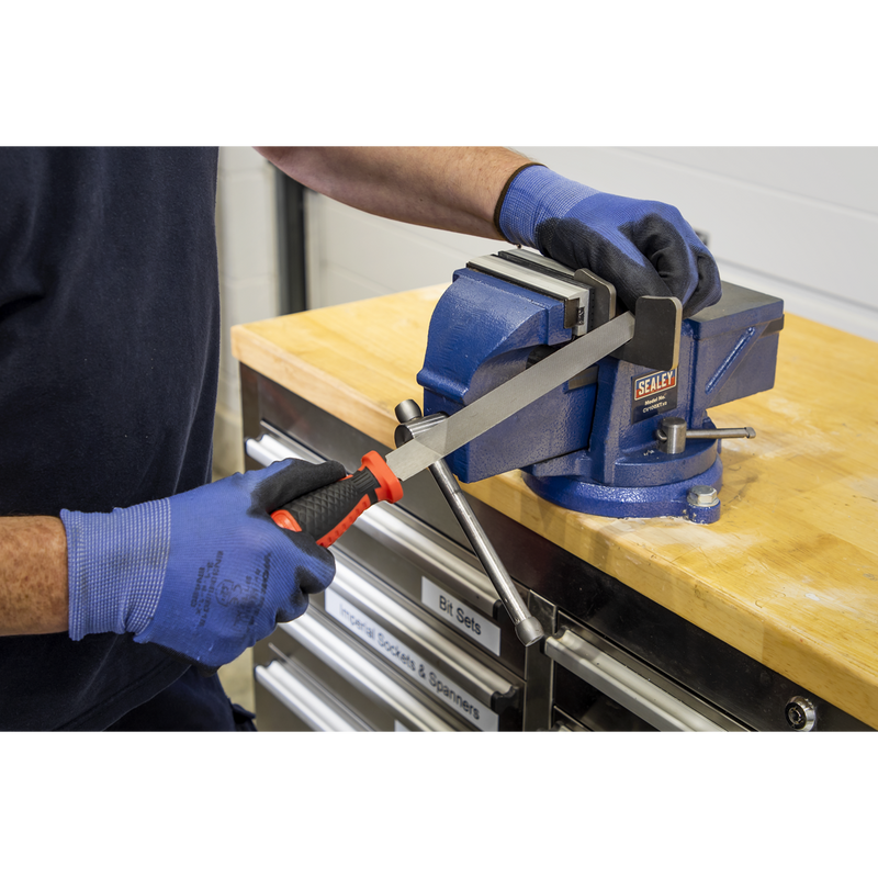 Sealey Premier Engineer's File 200mm Smooth Cut Half-Round AK5861