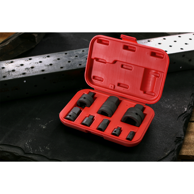 Sealey Premier Impact Socket Adaptor Set 8 Piece