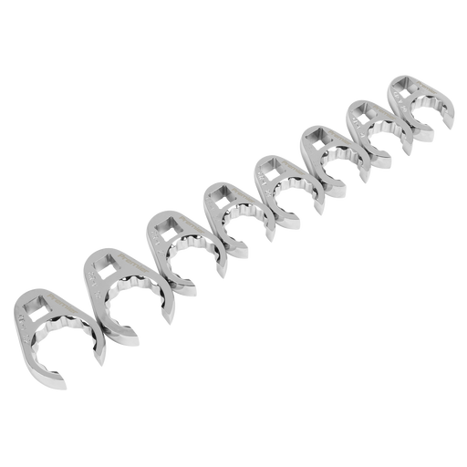 Sealey Premier Crow's Foot Spanner Set 1/2" Drive 8 Piece
