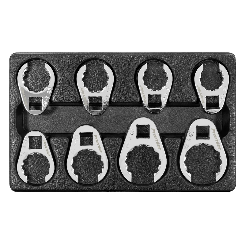 Sealey Premier Crow's Foot Spanner Set 1/2" Drive 8 Piece