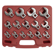 Sealey Premier Crow's Foot Spanner Set 15 Piece 3/8" Drive