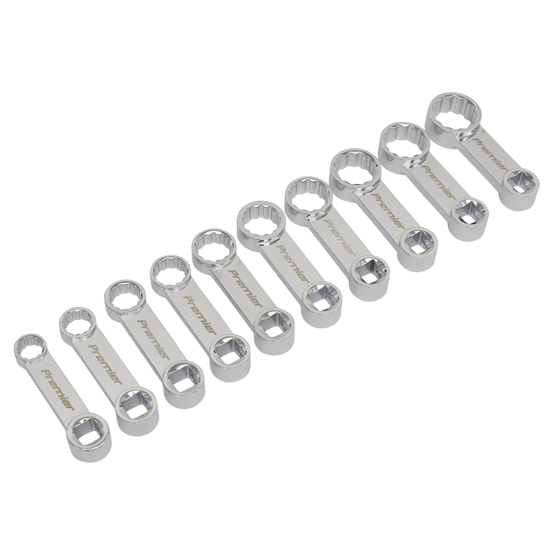 Sealey Premier Torque Adaptor Spanner Set 3/8" Sq Drive 10 Piece