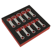 Sealey Premier Torque Adaptor Spanner Set 3/8" Sq Drive 10 Piece
