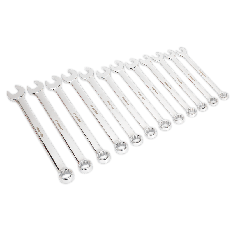 Sealey Premier Jumbo Combination Spanner Set 12 Piece 20-32mm