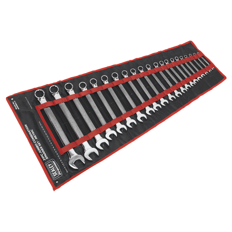 Sealey Premier Jumbo Combination Spanner Set 21 Piece 6-32mm