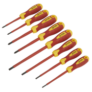 Sealey Premier Screwdriver Set 8 Piece - VDE Approved, Insulated