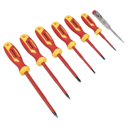 Sealey Premier Screwdriver Set 7 Piece VDE Approved