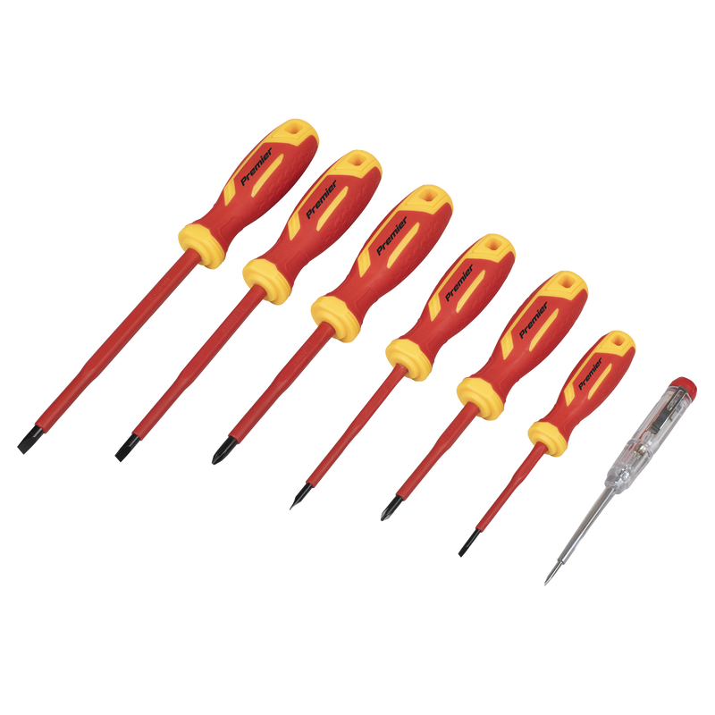 Sealey Premier Screwdriver Set 7 Piece VDE Approved