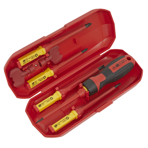 Sealey Premier Screwdriver Set 8 Piece VDE Approved - Insulated Tools