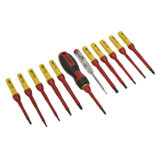 Sealey Premier Screwdriver Set 13 Piece VDE Approved AK6128