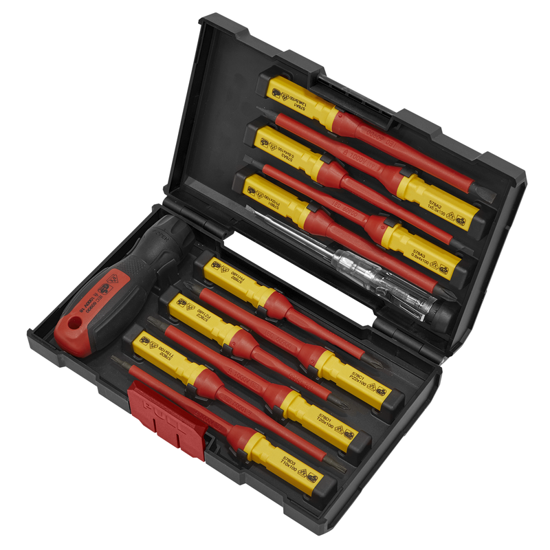 Sealey Premier Screwdriver Set 13 Piece VDE Approved AK6128