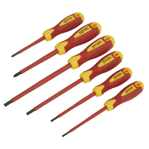 Sealey Premier Screwdriver Set 6 Piece - VDE Approved