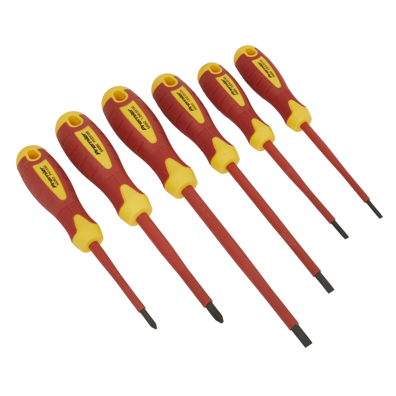 Sealey Premier Screwdriver Set 6 Piece - VDE Approved