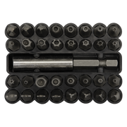 Sealey Premier Bit Set 33 Piece Security & Magnetic Adaptor AK614
