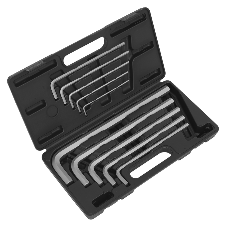 Sealey Premier Jumbo Hex Key Set 10 Piece 3-17mm
