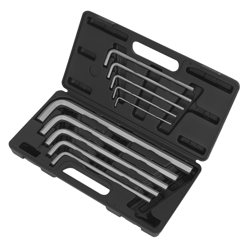 Sealey Premier Jumbo Hex Key Set 10 Piece 3-17mm