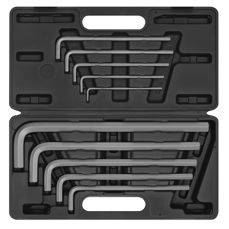 Sealey Premier Jumbo Hex Key Set 10 Piece 3-17mm