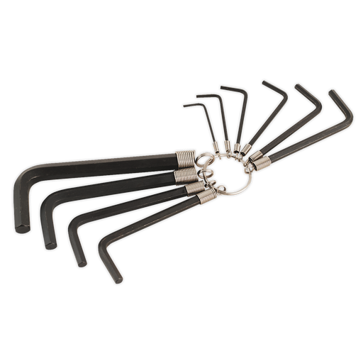 Sealey Premier Hex Key Set 10 Piece 1.5-10mm Chrome Vanadium