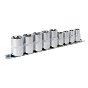 Sealey Premier Socket Set 9 Piece 3/8" & 1/2" Drive AK617