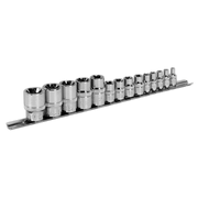 Sealey Premier Socket Set 14 Piece 1/4", 3/8" & 1/2" Drive AK618