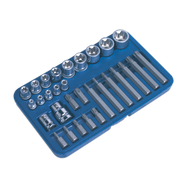 Sealey Premier Socket & Bit Set 30 Piece 1/4", 3/8" & 1/2" Drive AK619