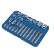 Sealey Premier Socket & Bit Set 30 Piece 1/4", 3/8" & 1/2" Drive AK619