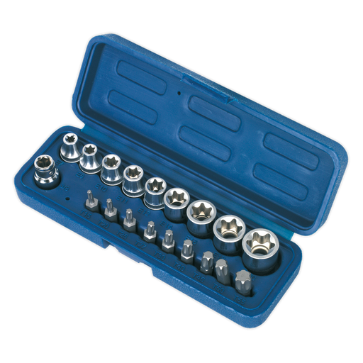 Sealey Premier TRX-Star Socket & Bit Set 3/8" Drive 19 Piece