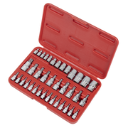 Sealey Premier TRX-Star Socket Bit Set 38 Piece 1/4" 3/8" 1/2" Drive