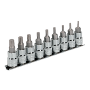 Sealey Premier Socket Bit Set 3/8" Drive 9 Piece AK6222