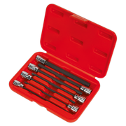 Sealey Premier Hex Socket Bit Set 3/8" Drive 7 Piece