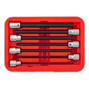 Sealey Premier Hex Socket Bit Set 3/8" Drive 7 Piece