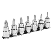 Sealey Premier Lock-On TRX-Star Socket Bit Set 3/8" Drive 7 Piece