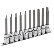 Sealey Premier Socket Bit Set 3/8"Sq Drive 95mm 10 Piece