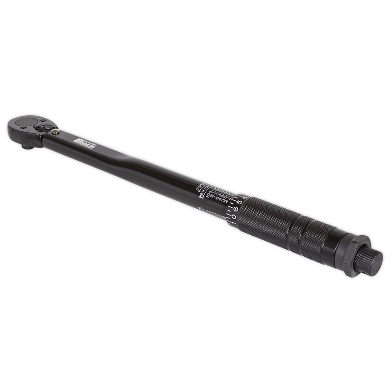 Sealey Premier Black Torque Wrench 1/2"Sq Drive 27-204Nm