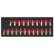 Sealey Premier Socket Bit Set 3/8"Sq Drive 22 Piece AK6243